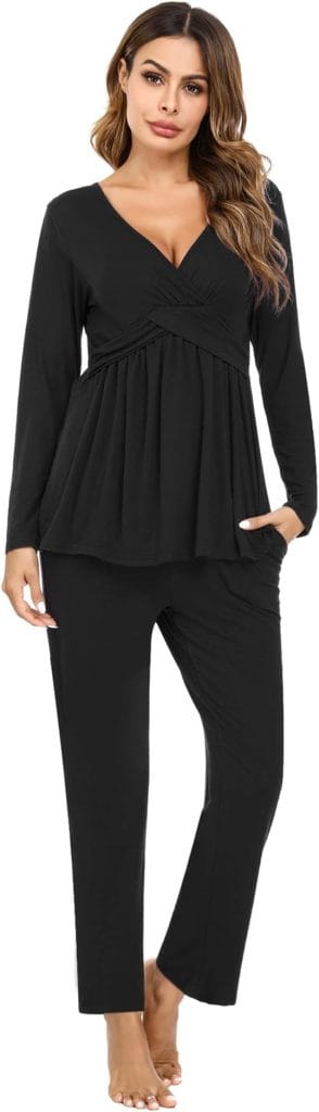 Litherday Ensemble de Pyjama Maternité 6