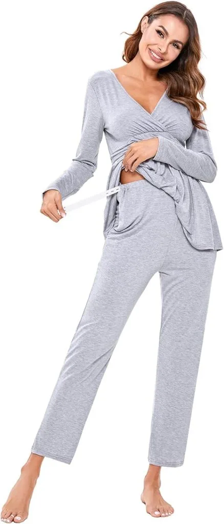 Pantalon réglable Litherday Ensemble de Pyjama Maternité